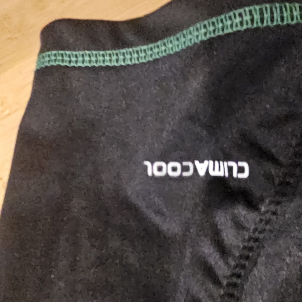 Adidas Black Jersey with Red Trim and Green Detail Vintage - Picture 7 of 9